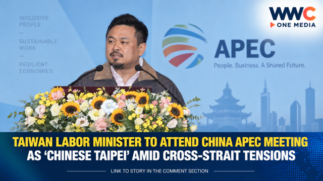 Taiwan Labor Minister to Attend China APEC Meeting as ‘Chinese Taipei’ Amid Cross-Strait Tensions