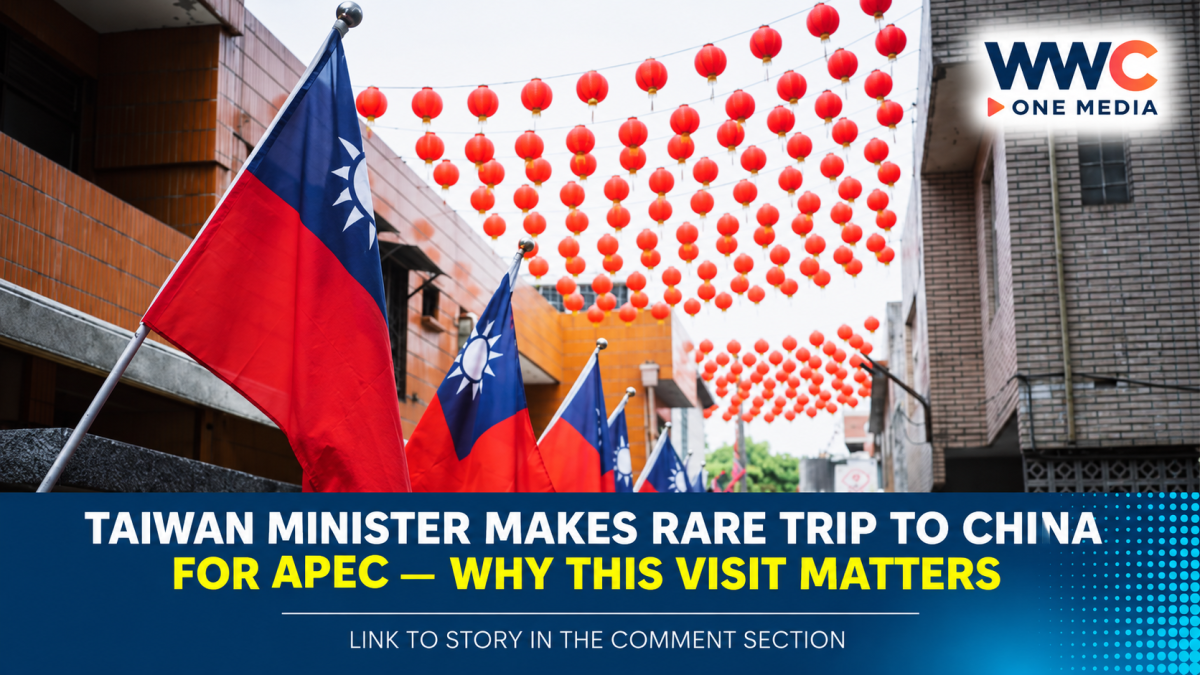 Taiwan Minister Makes Rare Trip to China for APEC — Why This Visit Matters