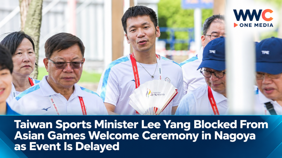 Taiwan Sports Minister Lee Yang Blocked From Asian Games Welcome Ceremony in Nagoya as Event Is Delayed