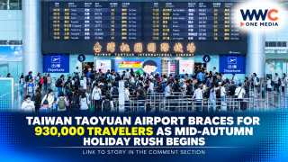 Taiwan Taoyuan Airport Braces for 930,000 Travelers as Mid-Autumn Holiday Rush Begins