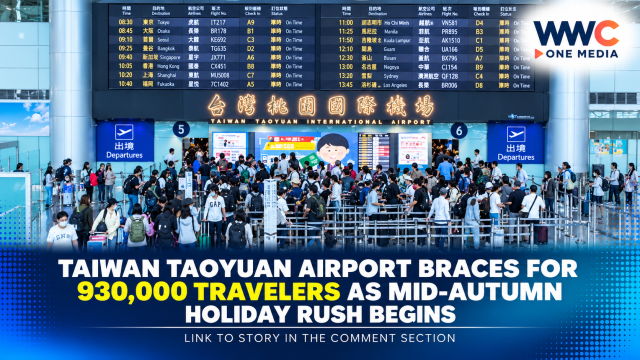 Taiwan Taoyuan Airport Braces for 930,000 Travelers as Mid-Autumn Holiday Rush Begins