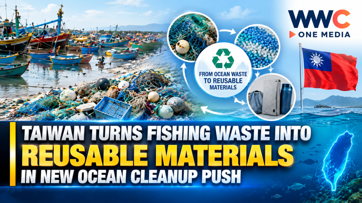 Taiwan Turns Fishing Waste Into Reusable Materials in New Ocean Cleanup Push