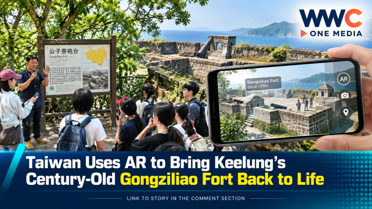 Taiwan Uses AR to Bring Keelung’s Century-Old Gongziliao Fort Back to Life