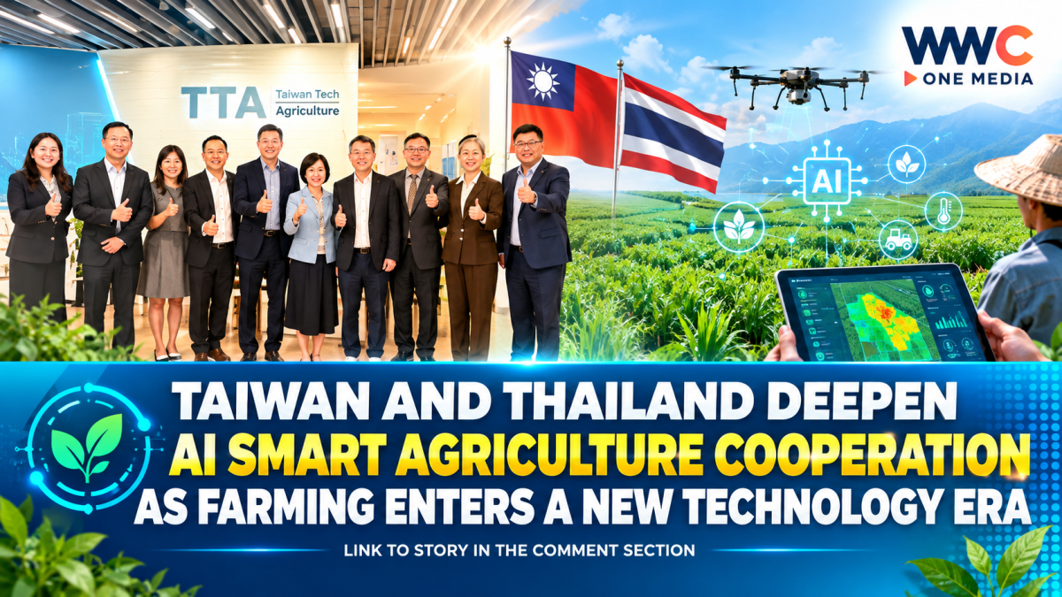 Taiwan and Thailand Deepen AI Smart Agriculture Cooperation as Farming Enters a New Technology Era