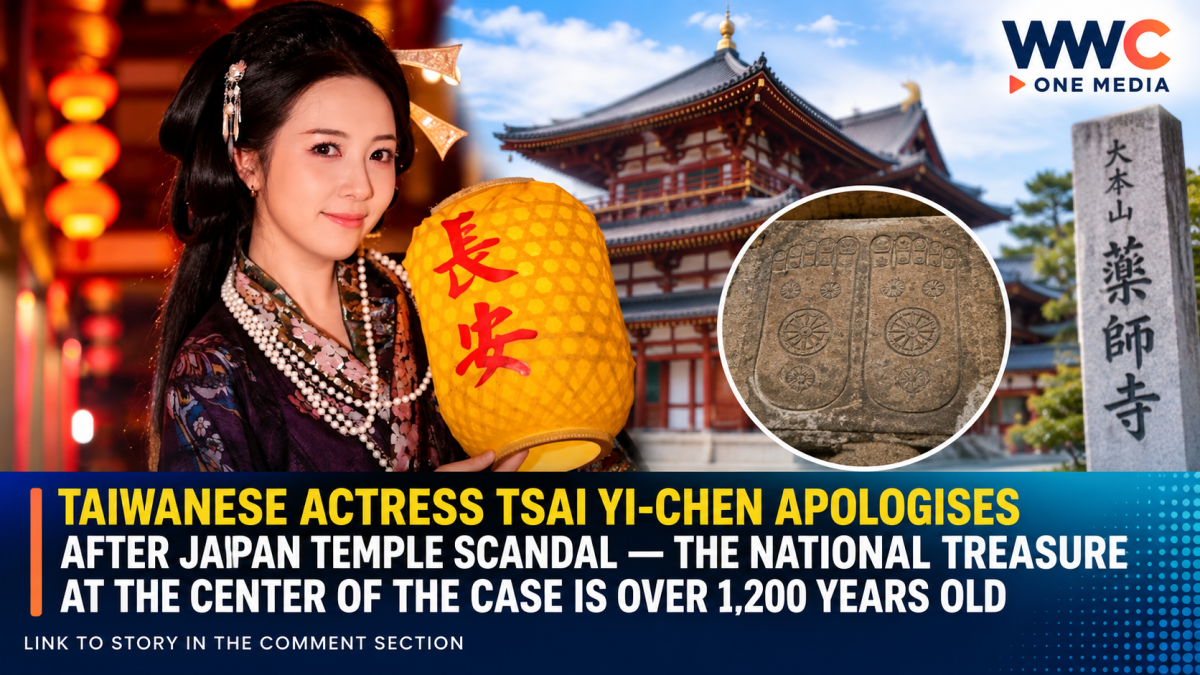 Taiwanese Actress Tsai Yi-chen Apologises After Japan Temple Scandal — The National Treasure At The Center Of The Case Is Over 1,200 Years Old