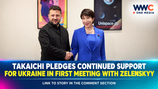 Takaichi Pledges Continued Support for Ukraine in First Meeting With Zelenskyy