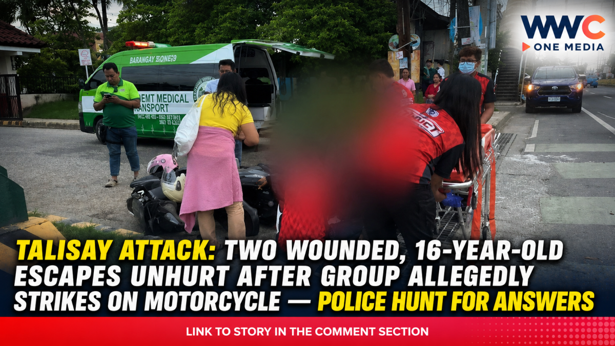 TALISAY ATTACK: Two Wounded, 16-Year-Old Escapes Unhurt After Group Allegedly Strikes on Motorcycle — Police Hunt for Answers