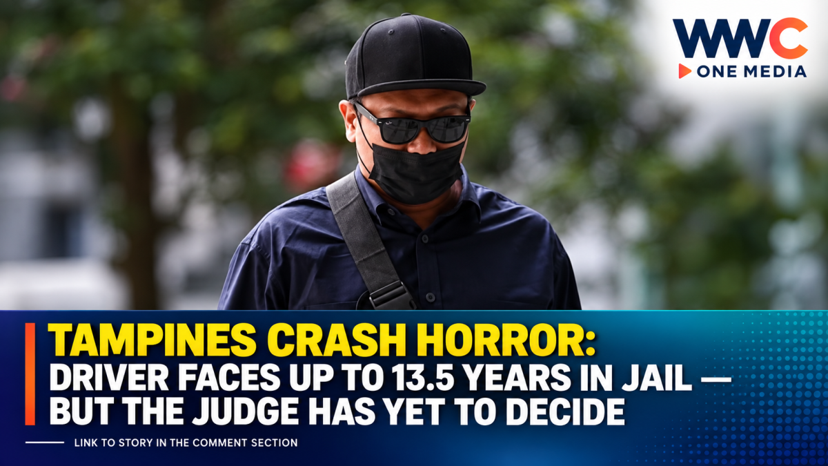 Tampines Crash Horror: Driver Faces Up to 13.5 Years in Jail — But the Judge Has Yet to Decide