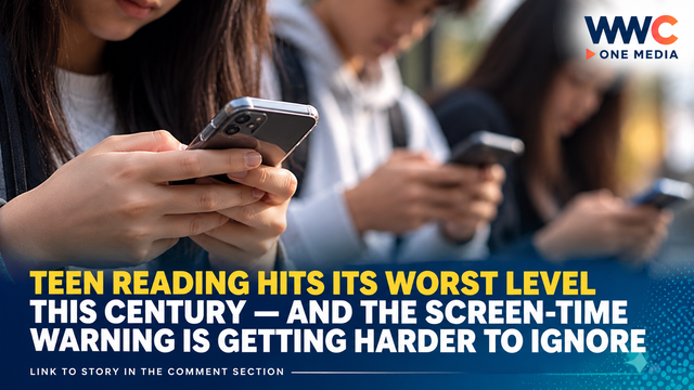 Teen Reading Hits Its Worst Level This Century — And the Screen-Time Warning Is Getting Harder to Ignore