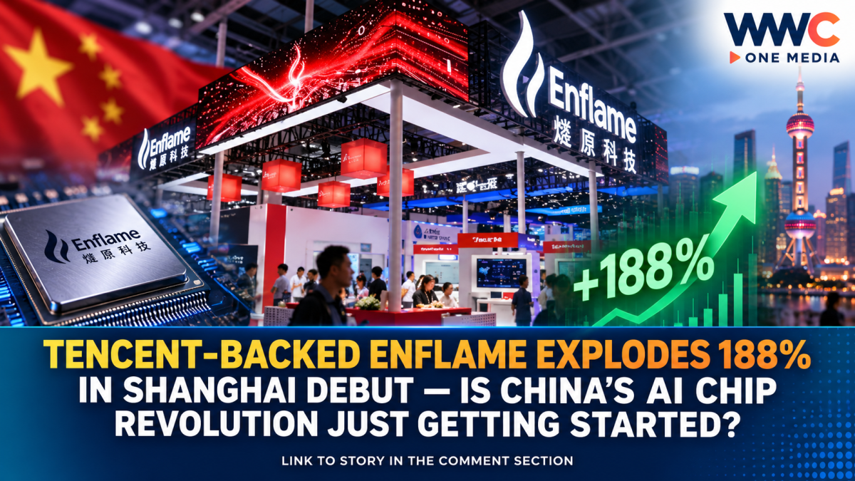 Tencent-Backed Enflame Explodes 188% in Shanghai Debut — Is China’s AI Chip Revolution Just Getting Started?