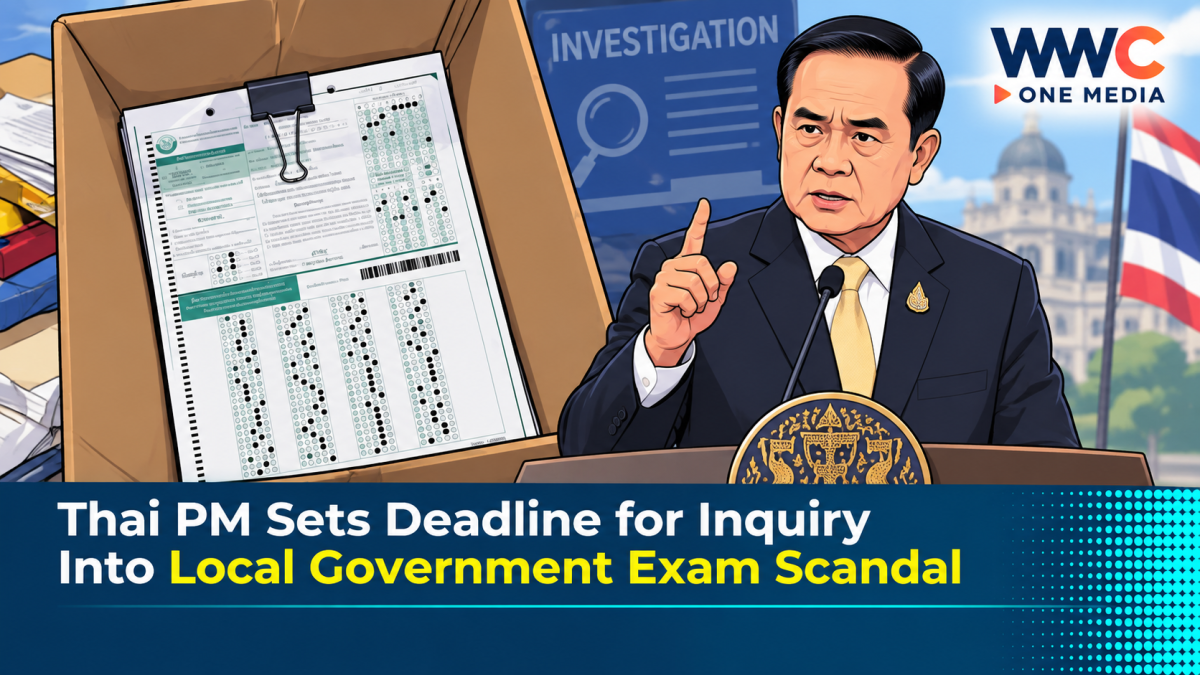 Thai PM Sets Deadline for Inquiry Into Local Government Exam Scandal