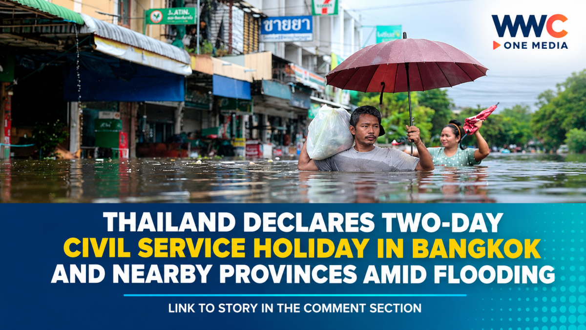Thailand Declares Two-Day Civil Service Holiday in Bangkok and Nearby Provinces Amid Flooding