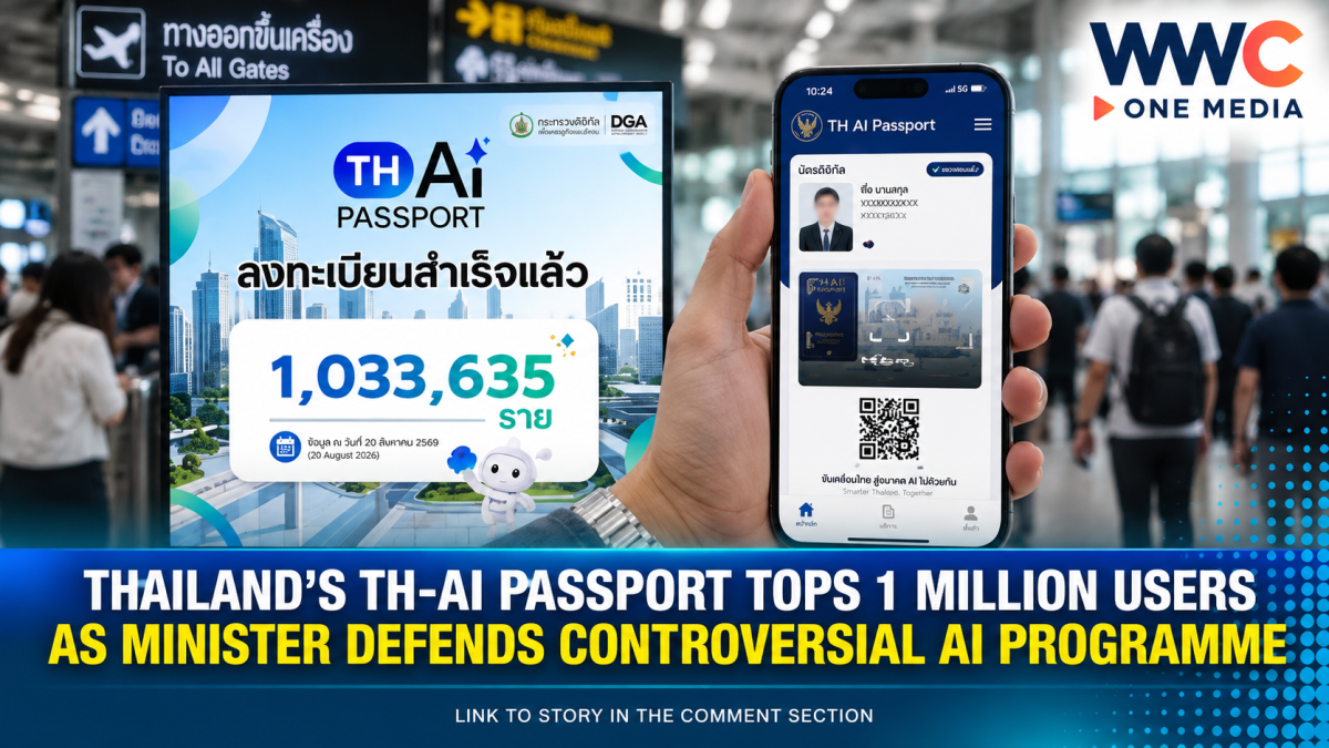Thailand’s TH-AI Passport Tops 1 Million Users as Minister Defends Controversial AI Programme