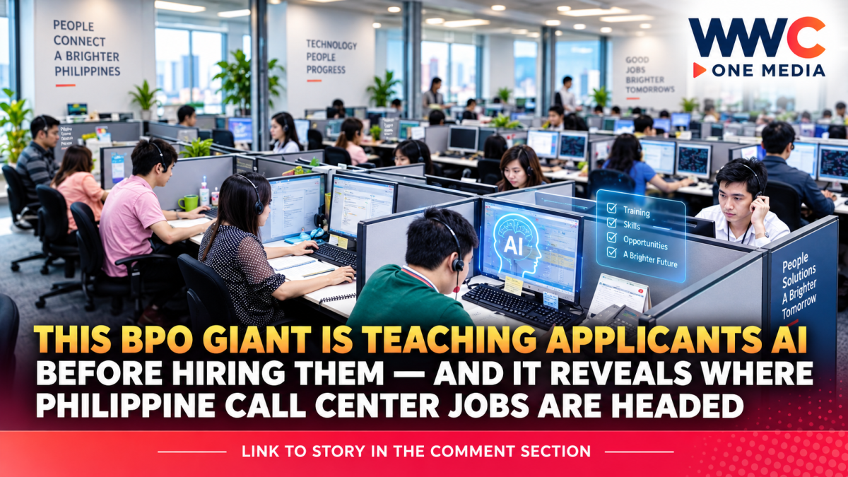 This BPO Giant Is Teaching Applicants AI Before Hiring Them — And It Reveals Where Philippine Call Center Jobs Are Headed