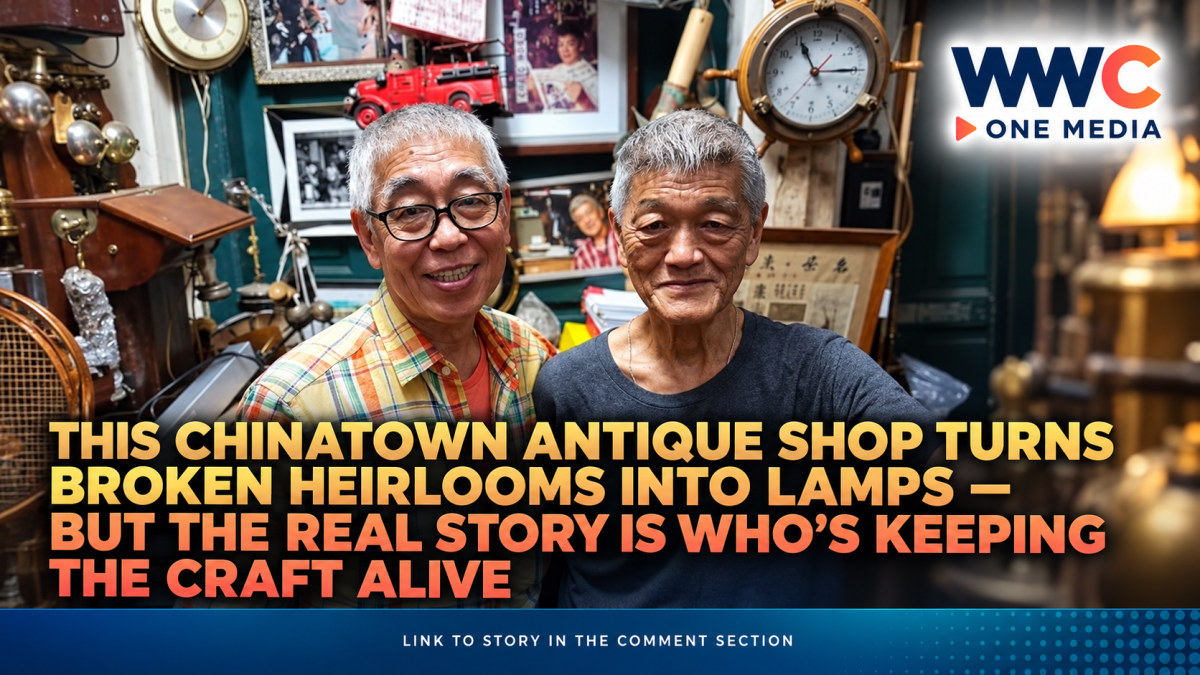 This Chinatown Antique Shop Turns Broken Heirlooms Into Lamps — But the Real Story Is Who’s Keeping the Craft Alive