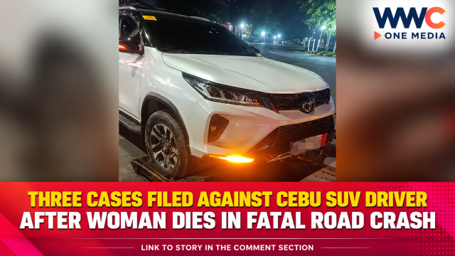 Three Cases Filed Against Cebu SUV Driver After Woman Dies in Fatal Road Crash