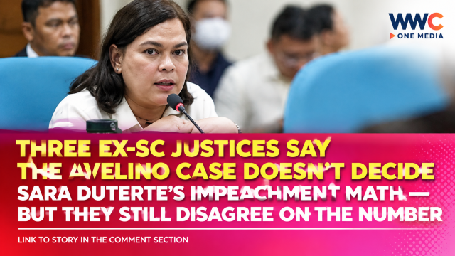 Three Ex-SC Justices Say the Avelino Case Doesn’t Decide Sara Duterte’s Impeachment Math — But They Still Disagree on the Numbe