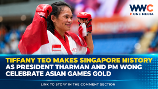 Tiffany Teo Makes Singapore History as President Tharman and PM Wong Celebrate Asian Games Gold