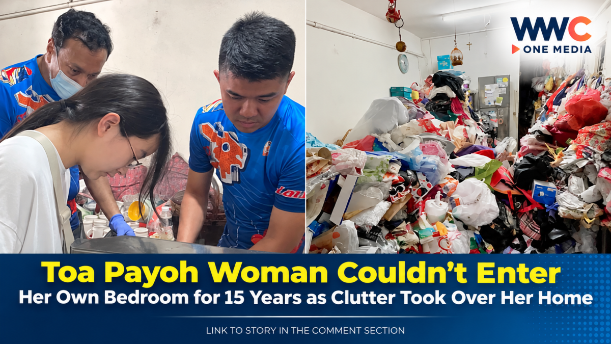 Toa Payoh Woman Couldn’t Enter Her Own Bedroom for 15 Years as Clutter Took Over Her Home