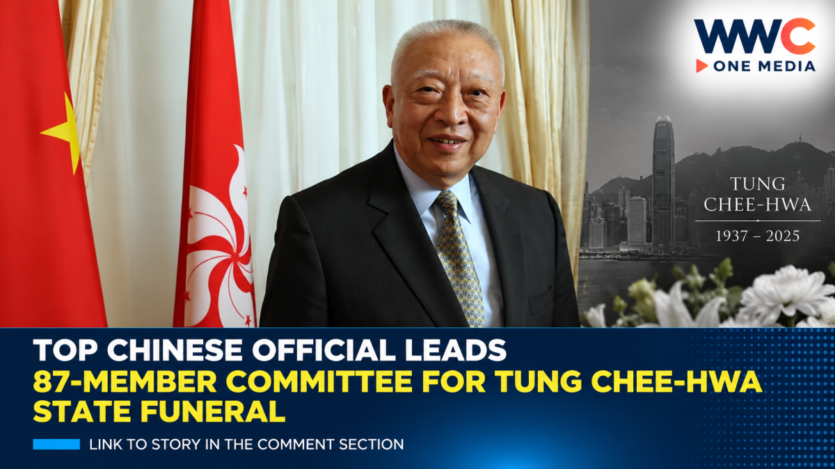 Top Chinese Official Leads 87-Member Committee for Tung Chee-hwa State Funeral