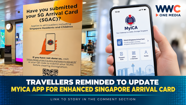 Travellers Reminded to Update MyICA App for Enhanced Singapore Arrival Card
