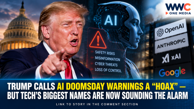 Trump Calls AI Doomsday Warnings a “HOAX” — But Tech’s Biggest Names Are Now Sounding the Alarm