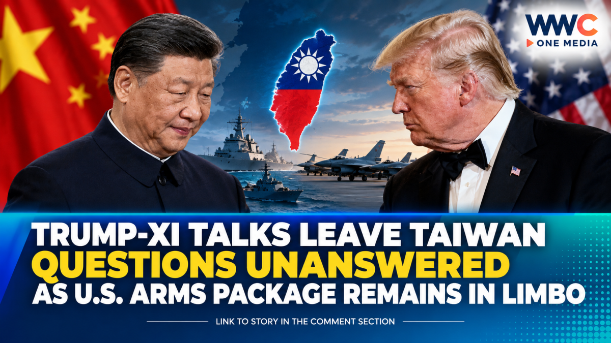 Trump-Xi Talks Leave Taiwan Questions Unanswered as U.S. Arms Package Remains in Limbo
