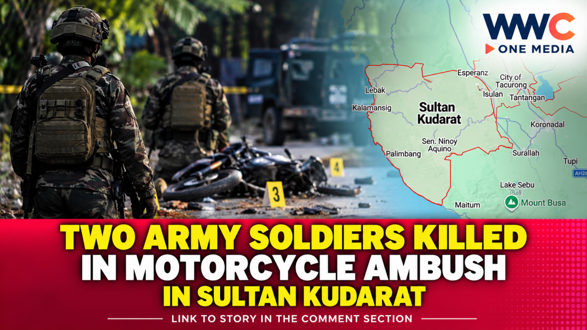 Two Army Soldiers Killed in Motorcycle Ambush in Sultan Kudarat