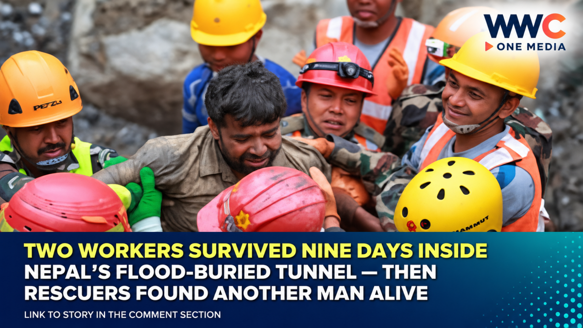 Two Workers Survived Nine Days Inside Nepal’s Flood-Buried Tunnel — Then Rescuers Found Another Man Alive