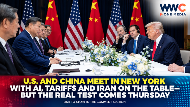 U.S. and China Meet in New York With AI, Tariffs and Iran on the Table—But the Real Test Comes Thursday