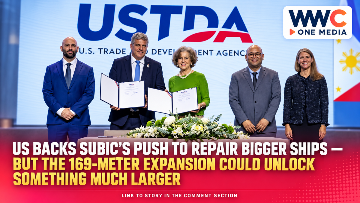 US Backs Subic’s Push to Repair Bigger Ships — But the 169-Meter Expansion Could Unlock Something Much Larger