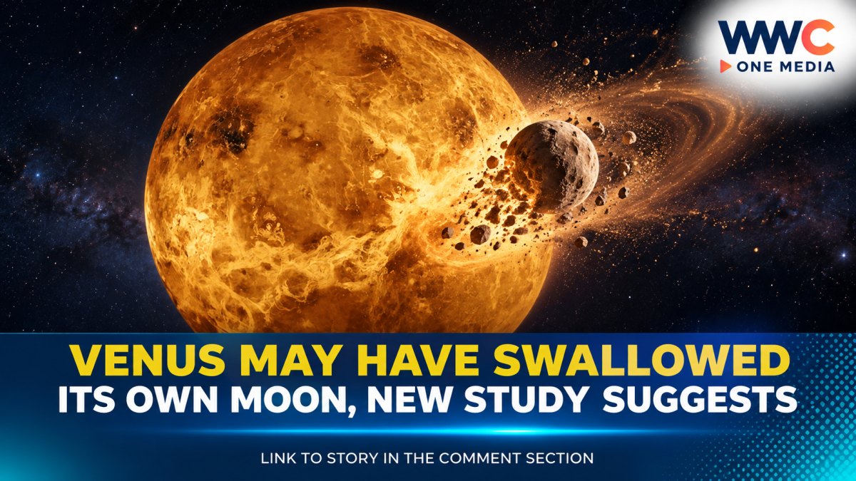 Venus May Have Swallowed Its Own Moon, New Study Suggests