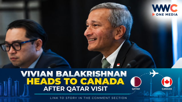 Vivian Balakrishnan Heads to Canada After Qatar Visit