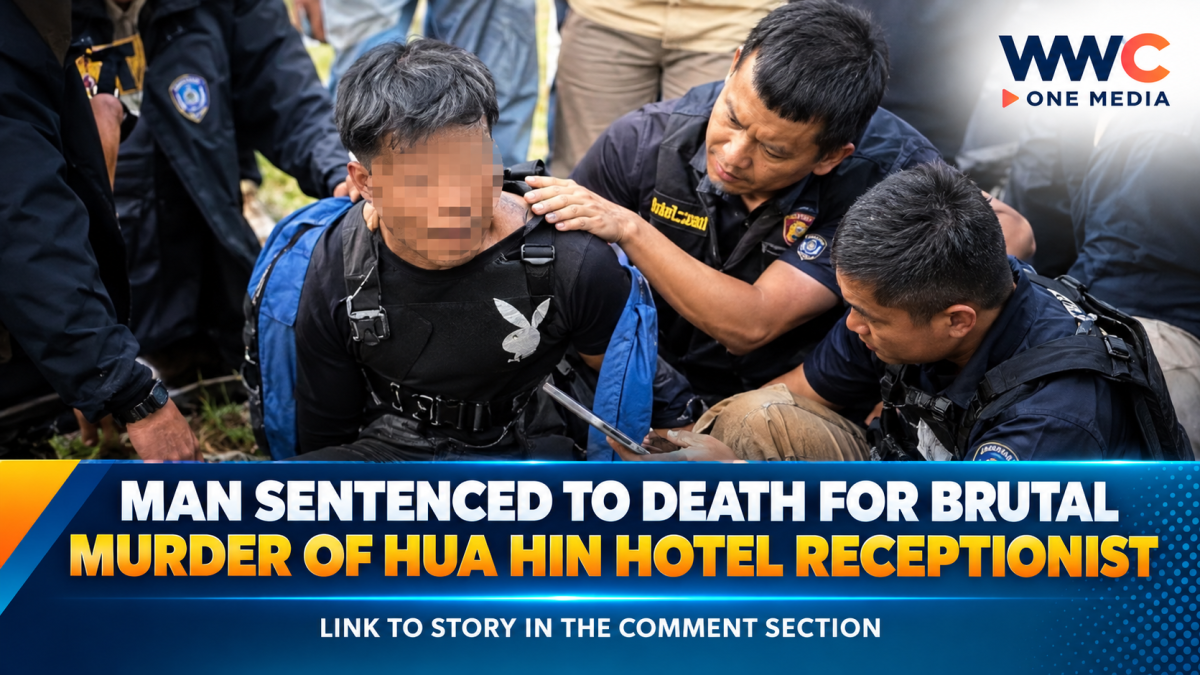 Man Sentenced to Death for Brutal Murder of Hua Hin Hotel Receptionist