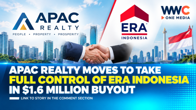 APAC Realty Moves to Take Full Control of ERA Indonesia in $1.6 Million Buyout