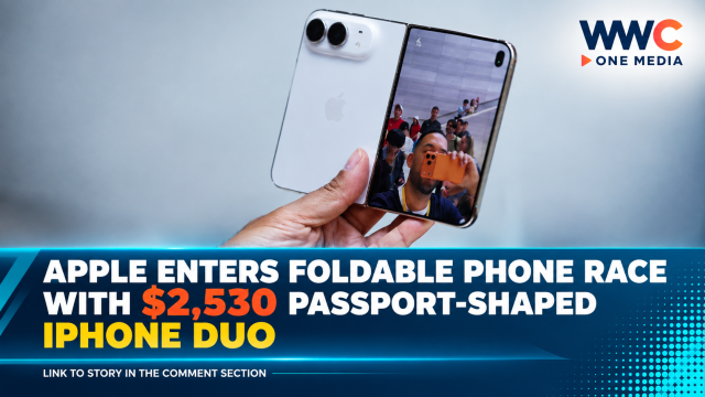 Apple Enters Foldable Phone Race With $2,530 Passport-Shaped iPhone Duo