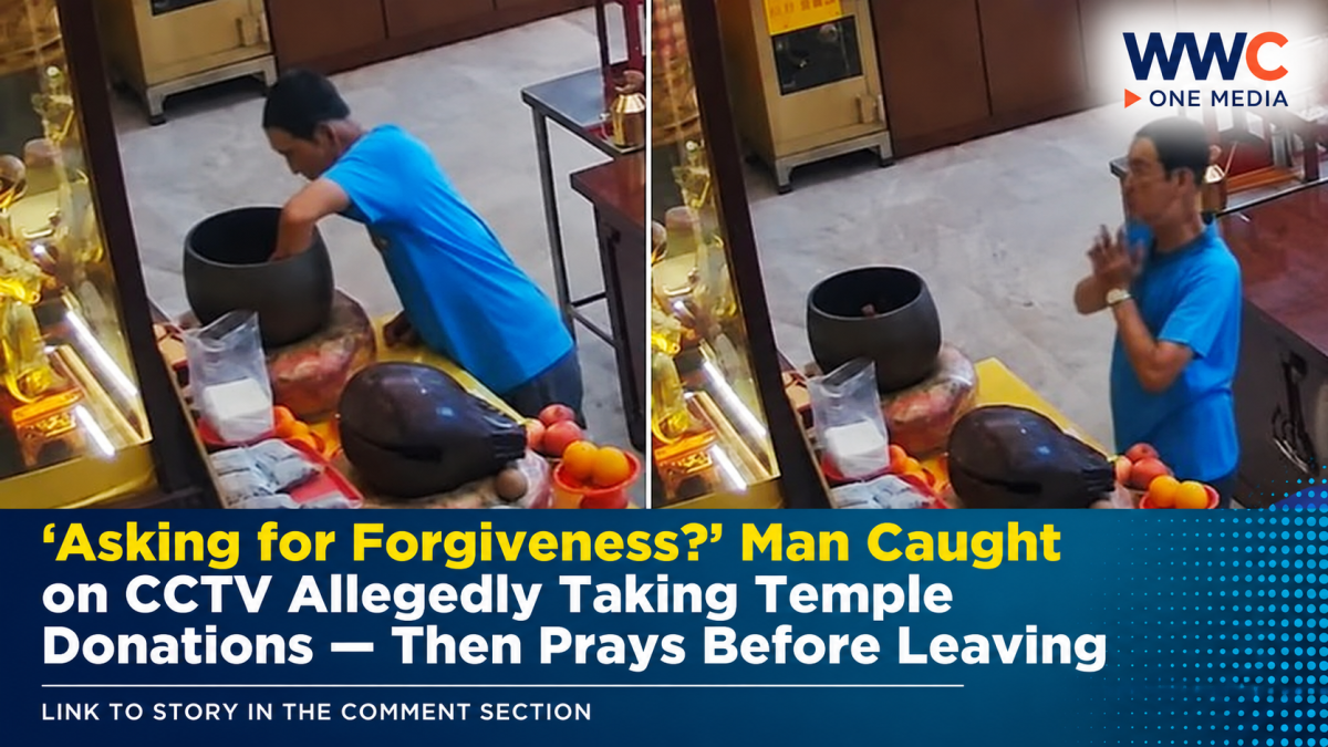 ‘Asking for Forgiveness?’ Man Caught on CCTV Allegedly Taking Temple Donations — Then Prays Before Leaving