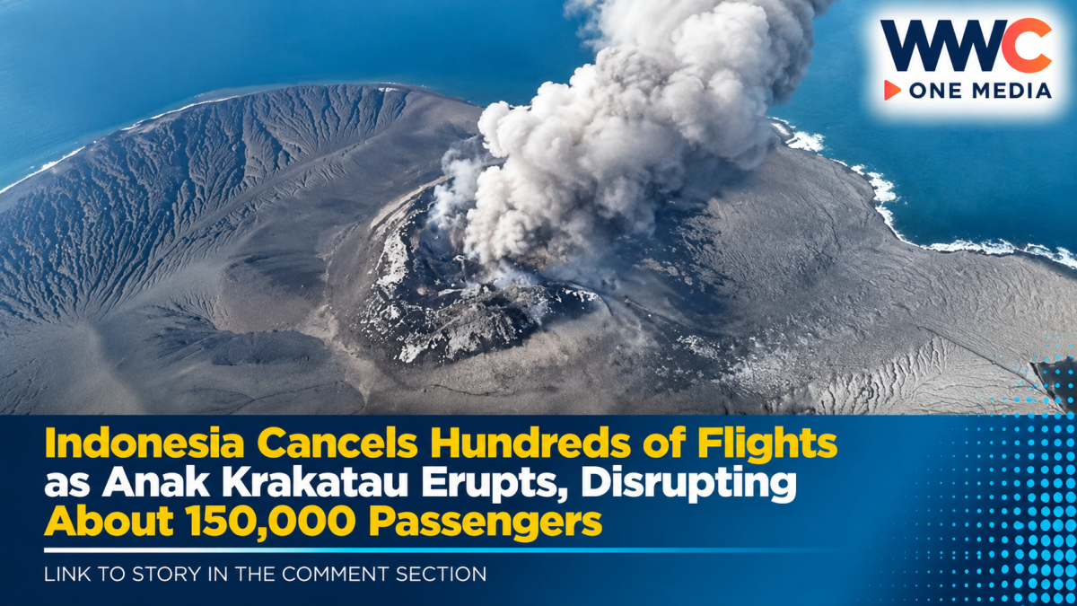 Indonesia Cancels Hundreds of Flights as Anak Krakatau Erupts, Disrupting About 150,000 Passengers