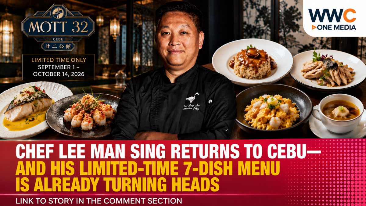 Chef Lee Man Sing Returns to Cebu—and His Limited-Time 7-Dish Menu Is Already Turning Heads