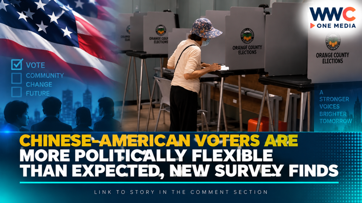 Chinese-American Voters Are More Politically Flexible Than Expected, New Survey Finds