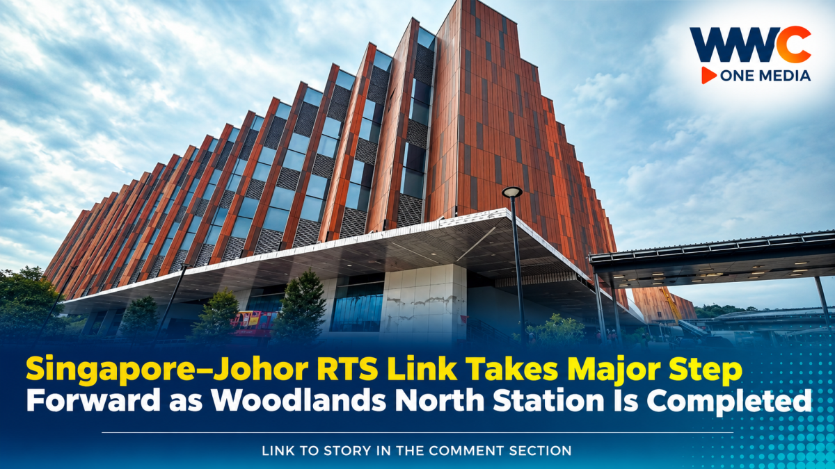 Singapore–Johor RTS Link Takes Major Step Forward as Woodlands North Station Is Completed