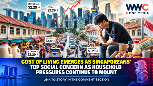 Cost of Living Emerges as Singaporeans’ Top Social Concern as Household Pressures Continue to Mount