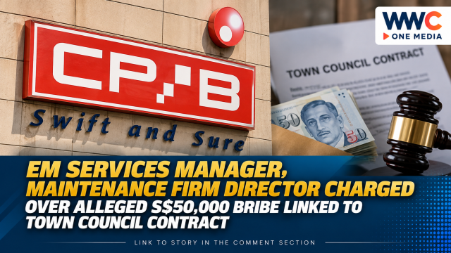 EM Services Manager, Maintenance Firm Director Charged Over Alleged S$50,000 Bribe Linked to Town Council Contract