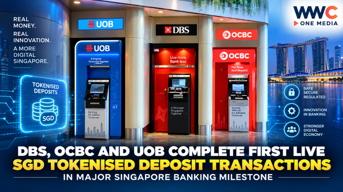 DBS, OCBC and UOB Complete First Live SGD Tokenised Deposit Transactions in Major Singapore Banking Milestone