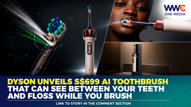 Dyson Unveils S$699 AI Toothbrush That Can See Between Your Teeth and Floss While You Brush