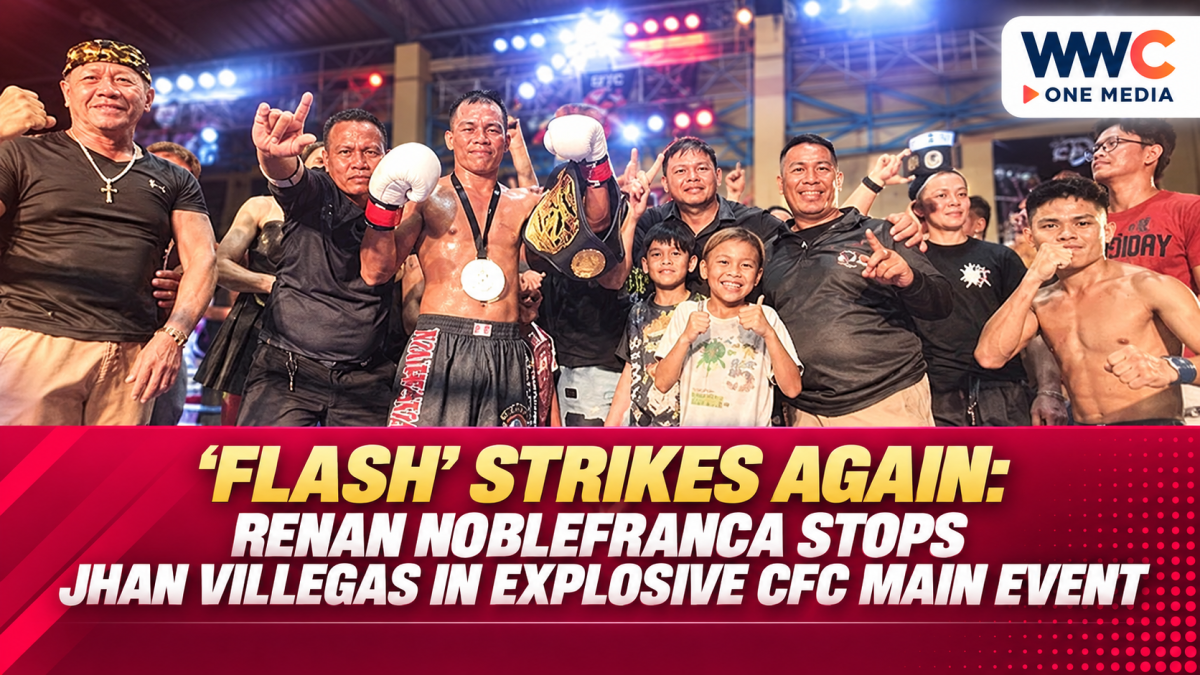 ‘Flash’ Strikes Again: Renan Noblefranca Stops Jhan Villegas in Explosive CFC Main Event