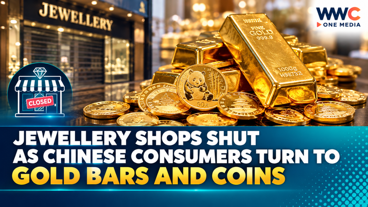 Jewellery Shops Shut as Chinese Consumers Turn to Gold Bars and Coins