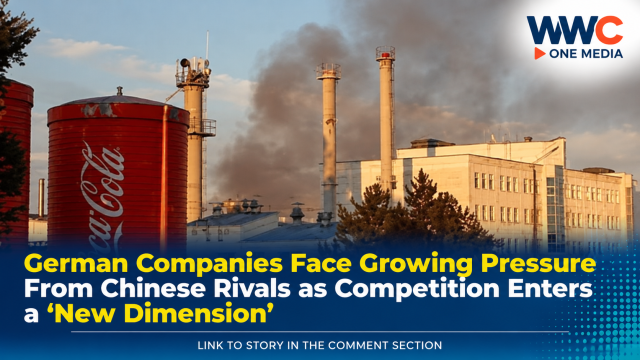 German Companies Face Growing Pressure From Chinese Rivals as Competition Enters a “New Dimension”