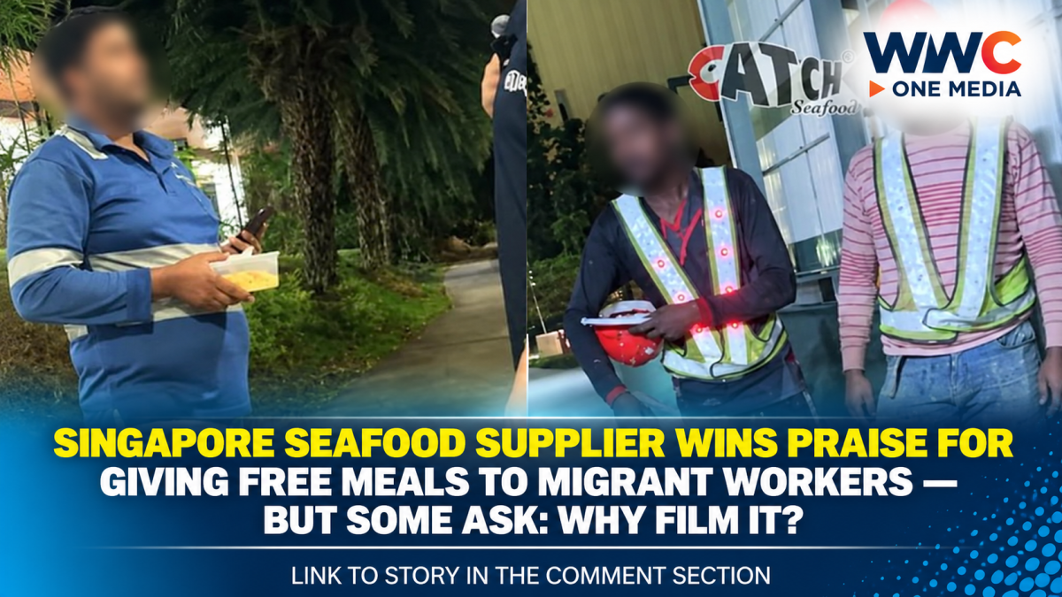 Singapore Seafood Supplier Wins Praise for Giving Free Meals to Migrant Workers — But Some Ask: Why Film It?