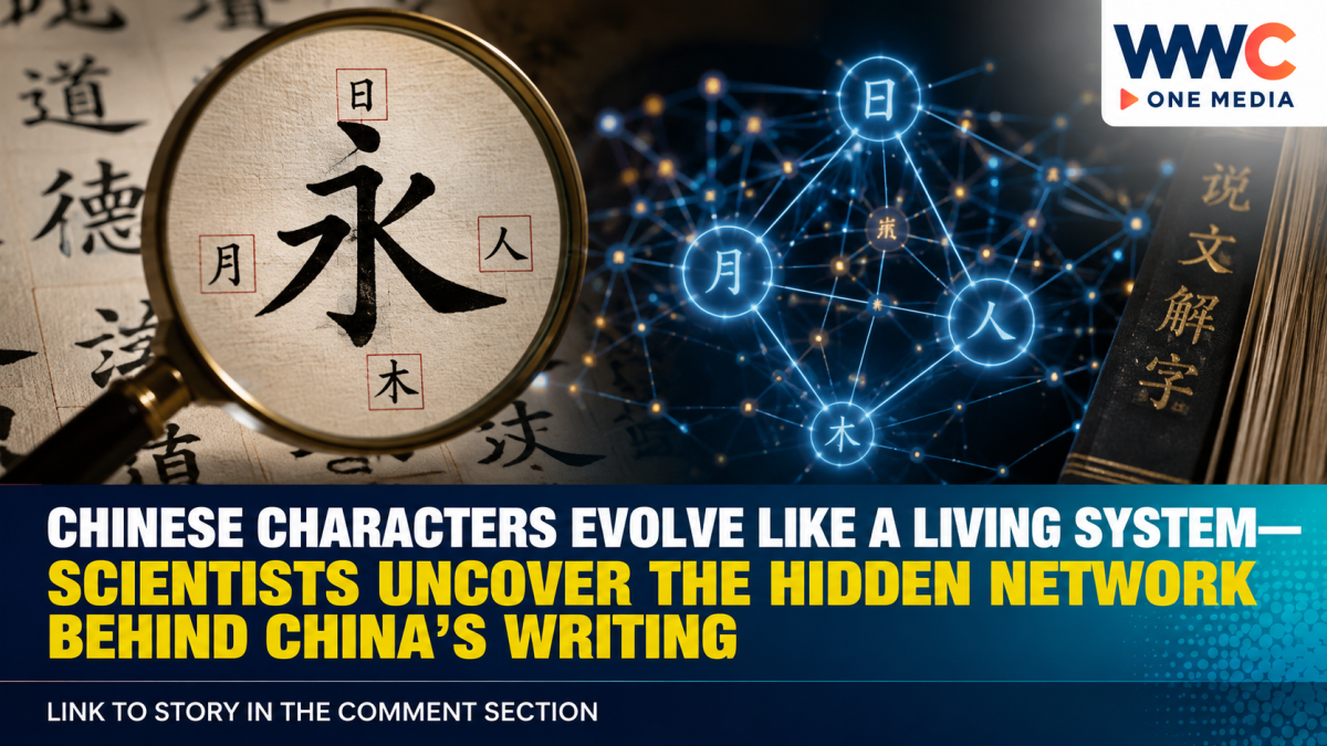 Chinese Characters Evolve Like a Living System—Scientists Uncover the Hidden Network Behind China’s Writing